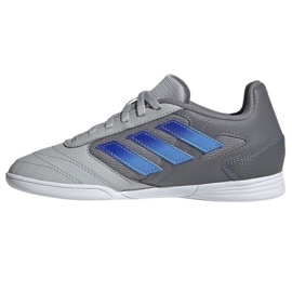 Adidas Super Sala 2 In Jr IE7560 cipő szürke Adidas Super Sala 2 In Jr IE7560 cipő szürke