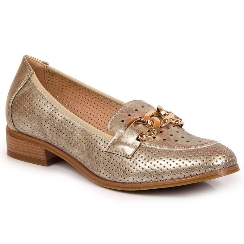 Áttört cipő aranylánccal a Potockitól aranysárga Áttört cipő aranylánccal a Potockitól aranysárga