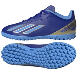 Adidas X Crazyfast Club Messi Jr Tf ID0722 cipő kék Adidas X Crazyfast Club Messi Jr Tf ID0722 cipő kék