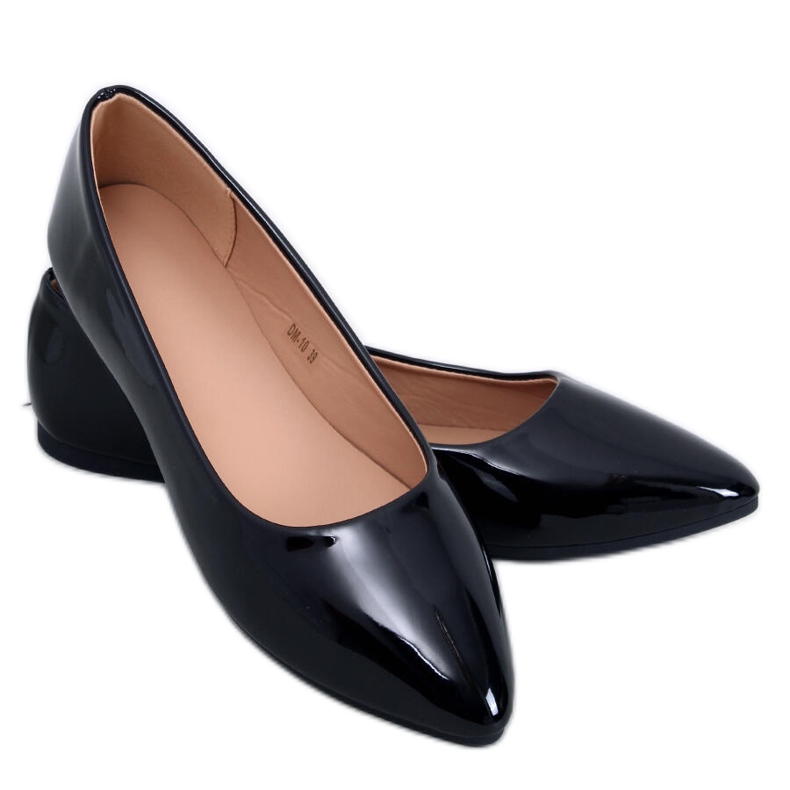 Xants Black patentos balettlakások fekete