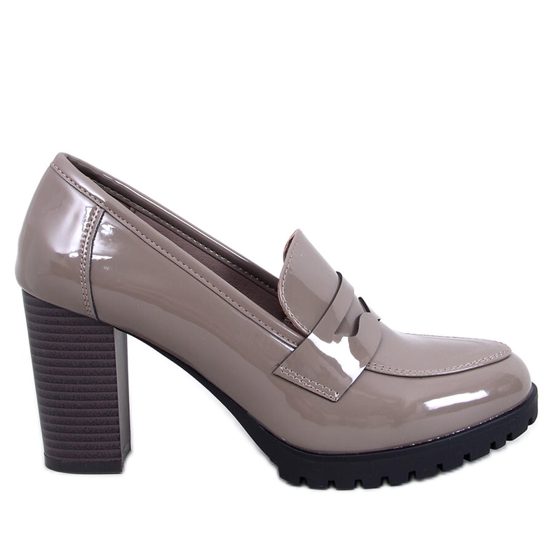 Jeffis Khaki patentos sarkú naplopók bézs