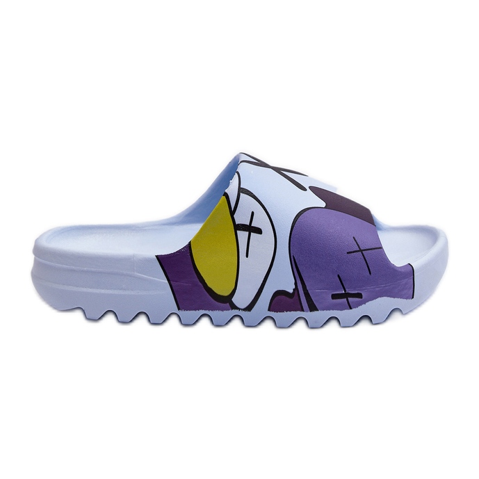 Gumi papucs, kék szörnyek nyomattal