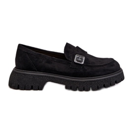 Vinceza Női mokaszin pántos fekete flanila Vinceza Női mokaszin pántos fekete flanila