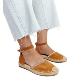 Barna espadrillák Aydan díszítéssel