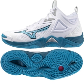 Mizuno Wave Momentum 3 Mid V1GA231721 röplabda cipő fehér