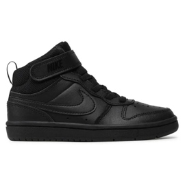 Nike Court Borough Mid 2 Jr CD7783-001 cipő fekete Nike Court Borough Mid 2 Jr CD7783-001 cipő fekete