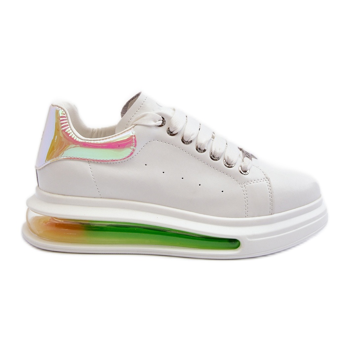 Női bőr tornacipő GOE NN2N4029 Fehér