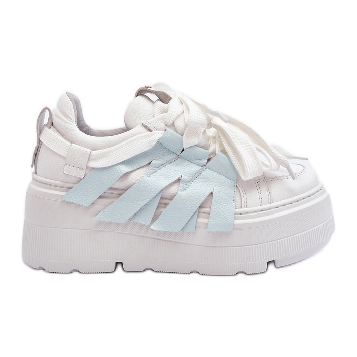 Zazoo 2F-7033 tornacipő masszív platformon, kék