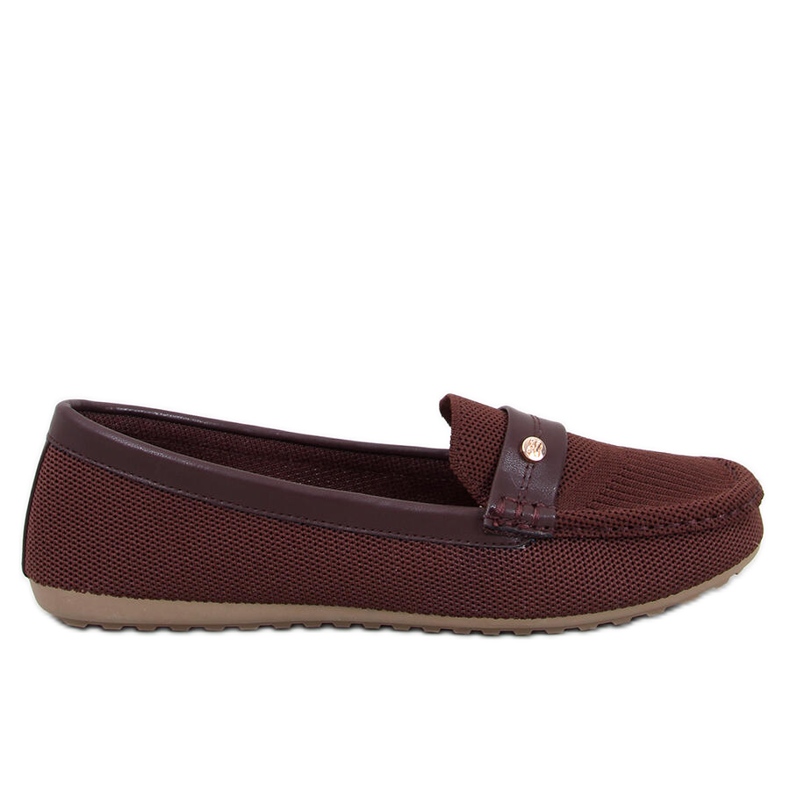 Yuriko Marrone puha női mokaszinok barna