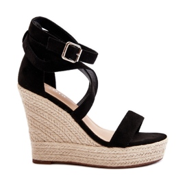 Ékszandál zsinórral, Black Salthe fekete