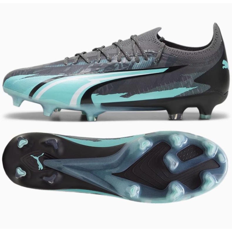 Puma Ultra Ultimate Rush FG/AG M 107827-01 futballcipő szürke