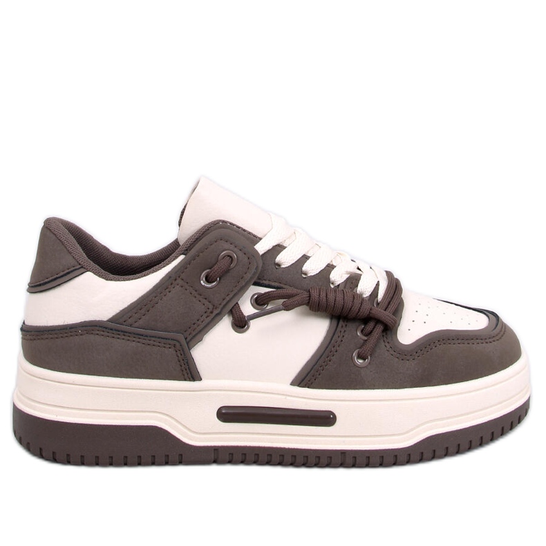 Clavell Coffee magas talpú tornacipő barna