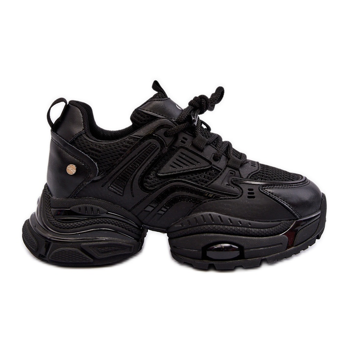 Masszív talpú tornacipő GOE NN2N4045 Fekete