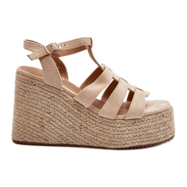 Bézs Gnosis ékszandál zsinórral