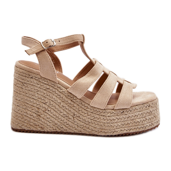 Bézs Gnosis ékszandál zsinórral