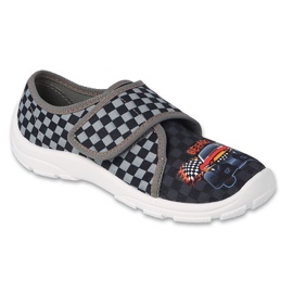 Befado gyerekpapucs 974Y540 kockás fekete-szürke autós alkalmazás Befado gyerekpapucs 974Y540 kockás fekete-szürke autós alkalmazás