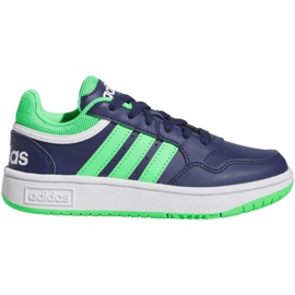 Adidas Hoops 3.0 Jr IG3829 cipő zöld Adidas Hoops 3.0 Jr IG3829 cipő zöld