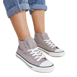 Szürke Eliska magasszárú tornacipő Szürke Eliska magasszárú tornacipő