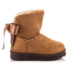 Kylie Gyerek Mukluki íjjal barna