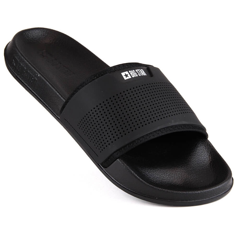 Férfi fekete sportflip-flop Big Star NN174694