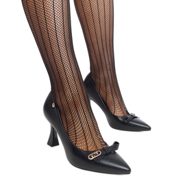 Vinceza Fekete magassarkú pumpák a Vincezától