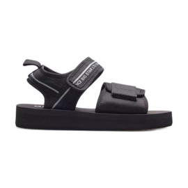 Női tépőzáras szandál Big Star LL274784 fekete