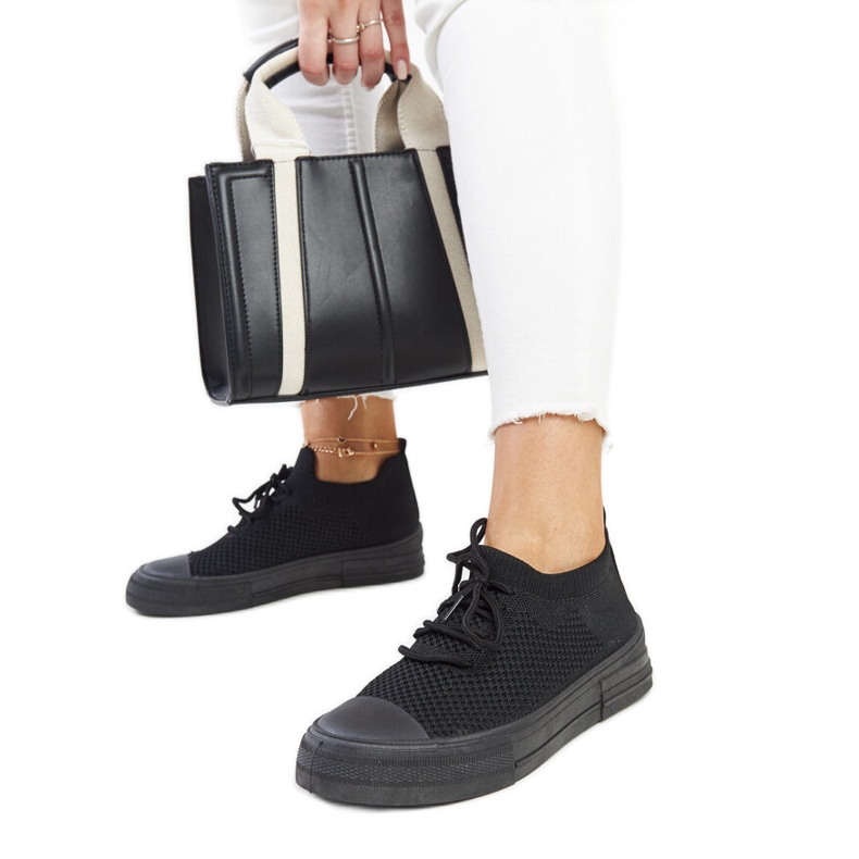 Fekete könnyűsúlyú Senaida sportcipő