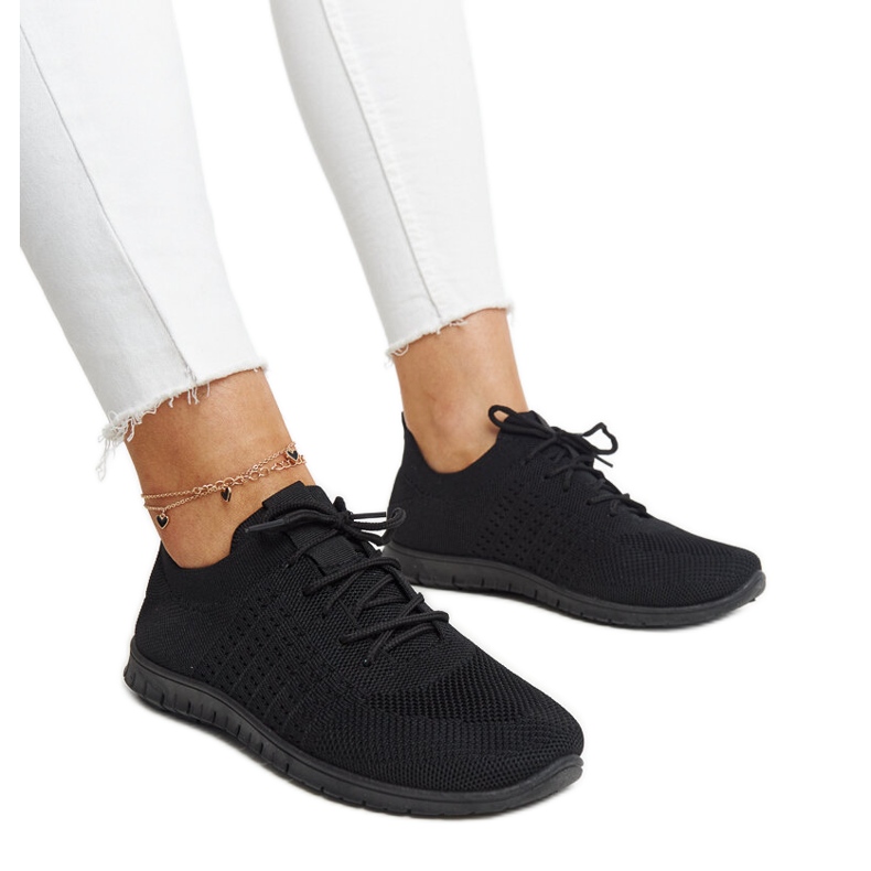 Mairago fekete szövet tornacipő