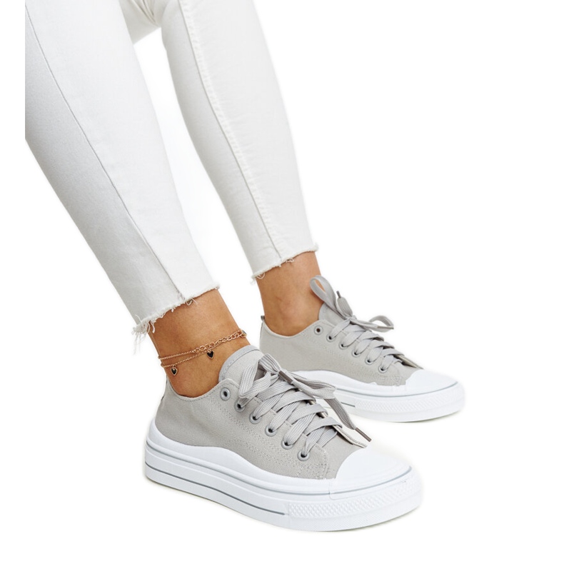 Szürke Anbarin platform tornacipő