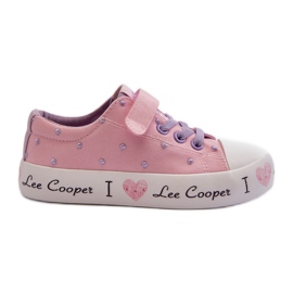 Lány tornacipő Lee Cooper LCW-24-02-2160 Pink rózsaszín Lány tornacipő Lee Cooper LCW-24-02-2160 Pink rózsaszín