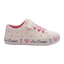 Lány tornacipő Lee Cooper LCW-24-02-2159 fehér Lány tornacipő Lee Cooper LCW-24-02-2159 fehér