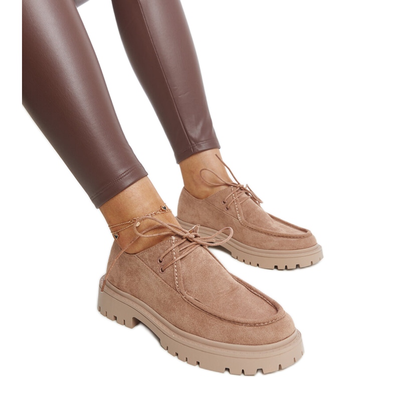 Barna velúr klasszikus Keiko cipő