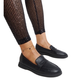 Fekete klasszikus Nawrah mokaszinok