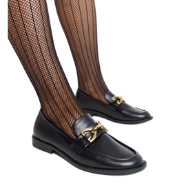Lea fekete csatos mokaszinok Lea fekete csatos mokaszinok