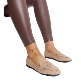 Barna mokaszinok Namal díszítéssel Barna mokaszinok Namal díszítéssel