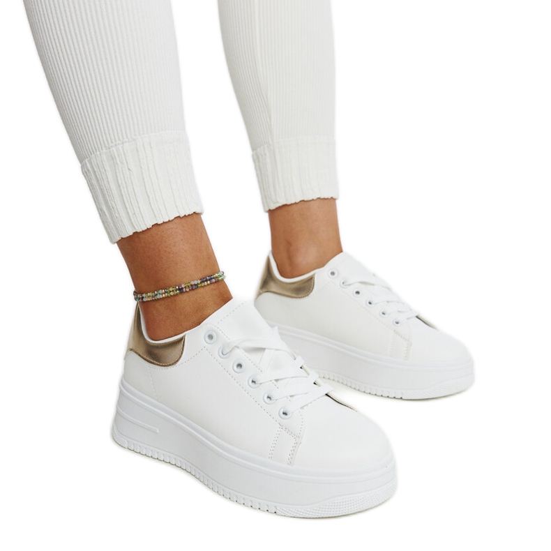 Fehér Ottavia platformos sportcipő