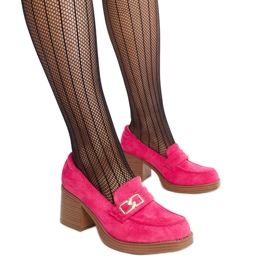 Sötét rózsaszín Aludra magas sarkú pumpák