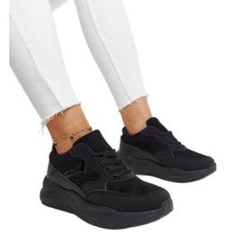 Fekete Nereida platform tornacipő