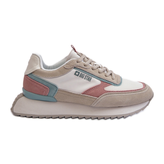 Női tornacipő Memory Foam System Big Star NN274690 fehér Női tornacipő Memory Foam System Big Star NN274690 fehér