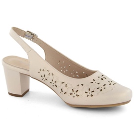Sergio Leone W SK436B áttört szandál, bézs gyöngy Sergio Leone W SK436B áttört szandál, bézs gyöngy