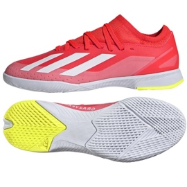 Adidas X Crazyfast League In Jr IF0684 futballcipő piros