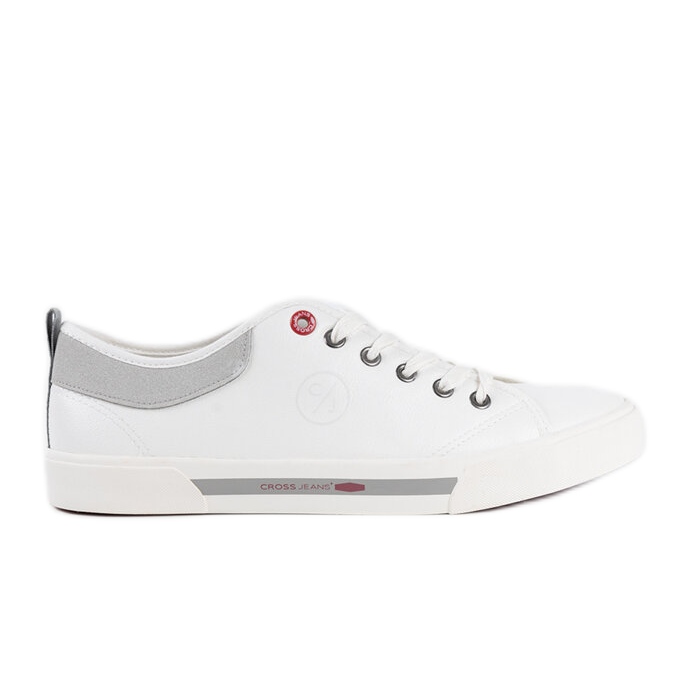 Fehér férfi Cross Jeans tornacipő