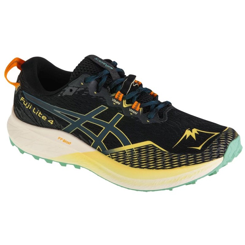 Asics Fuji Lite 4 M 1011B698-002 futócipő fekete