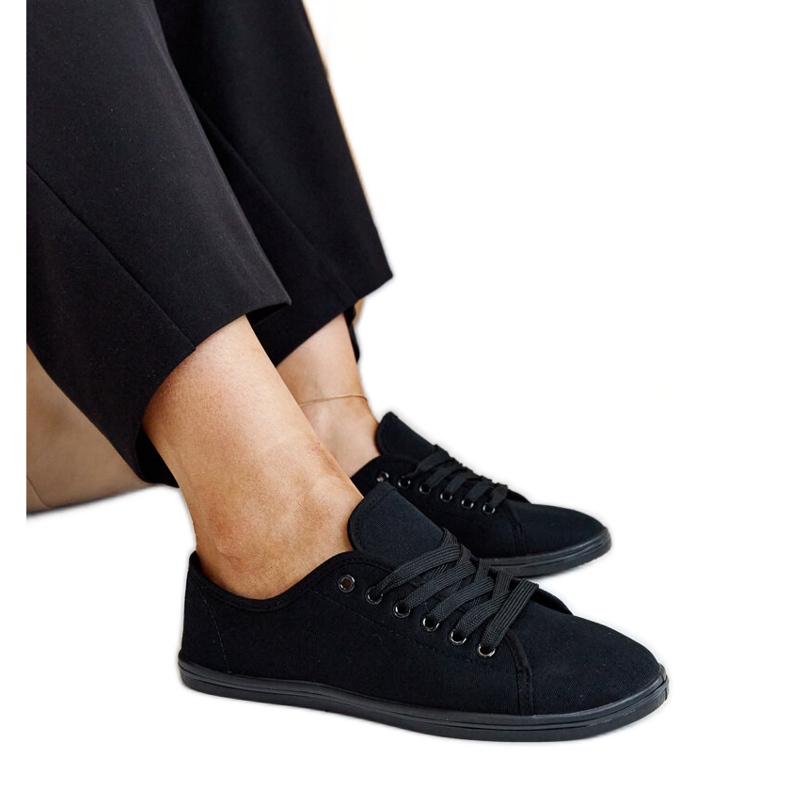 Fekete klasszikus Ramira tornacipő