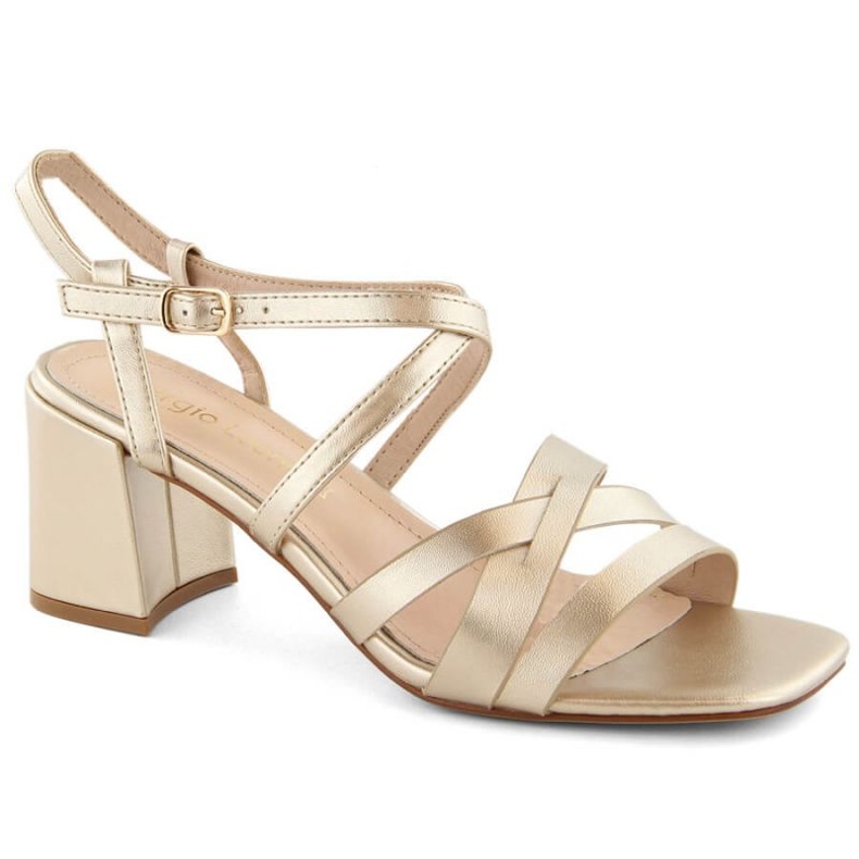 Sergio Leone W SK437 arany sarkú szandál aranysárga