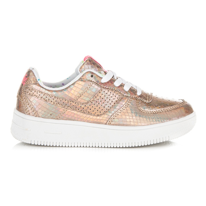 Kylie Fényes tornacipő sokszínű sárga narancssárga