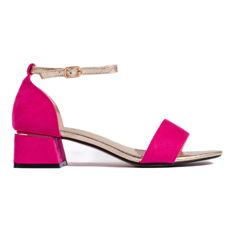 Goodin Női fukszia magas sarkú szandál rózsaszín