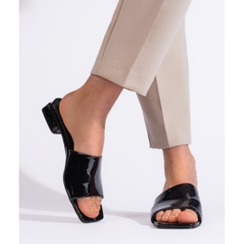 Goodin Női klasszikus fekete magassarkú öszvérek