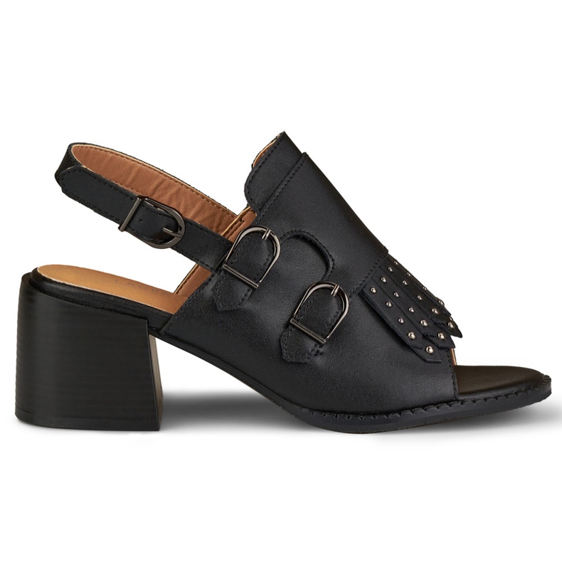 La.Fi Fekete szandál szegecsekkel La.Fi Fekete szandál szegecsekkel