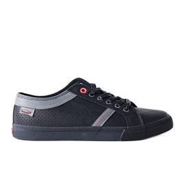 Fekete férfi Cross Jeans tornacipő